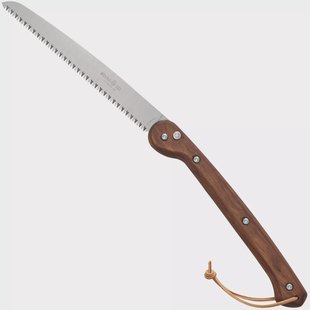 Woxna Ljusnan 113025 Foldable Saw, walnoothout, roestvast staal, vouwzaag, 25 cm