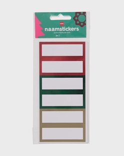 HEMA Naamstickers kerst