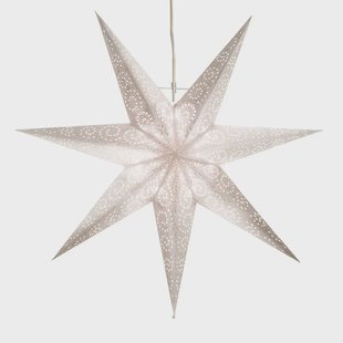 Star Trading Antique kerstster 60 cm. wit