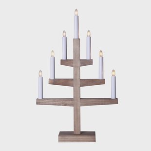 Star Trading Trapp adventslamp 54 cm bruin