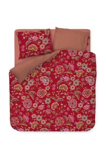 Pip Studio Dekbedovertrekset Matata Rood 260x200/220cm