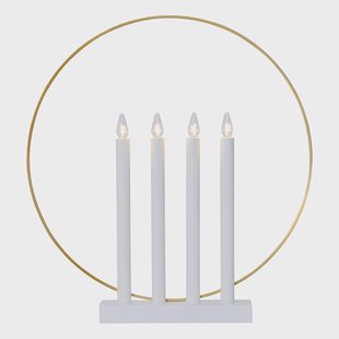 Star Trading Glory adventsverlichting wit