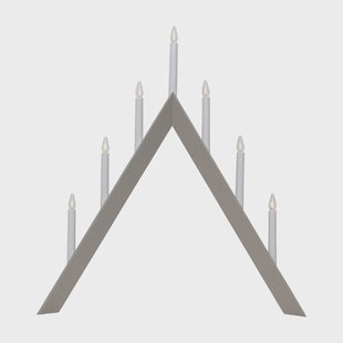 Star Trading Arrow adventskandelaar 64,5 cm Beige