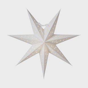 Watt & Veke Vintergatan adventsster 44 cm Wit