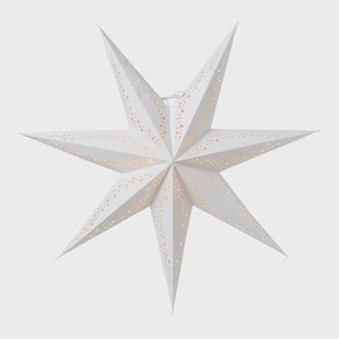 Watt & Veke Vintergatan adventsster 60 cm Wit