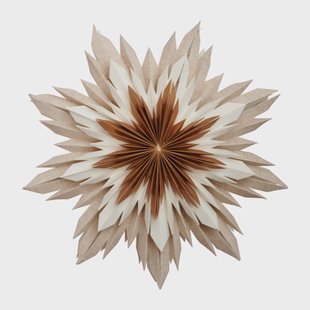Watt & Veke Marta adventsster Ø60 cm Wit-bruin