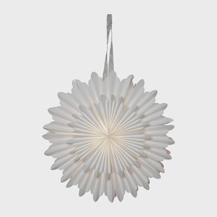 Star Trading Crystal adventsster Ø55 cm Wit
