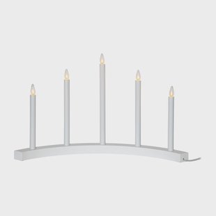 Star Trading Accent adventskandelaar Wit