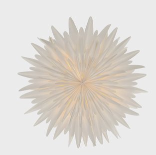 Scandi Living Luna adventsster wit 80 cm