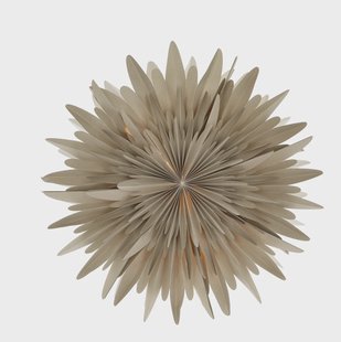 Scandi Living Luna adventsster beige met stippen 60 cm