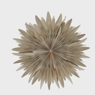 Scandi Living Luna adventsster beige met stippen 80 cm