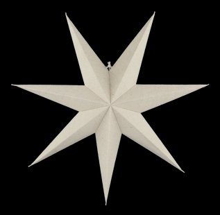 Scandi Living Bare adventsster wit 60 cm