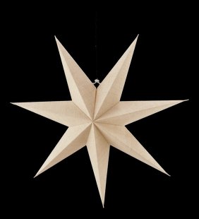 Scandi Living Bare adventsster natuur 60 cm