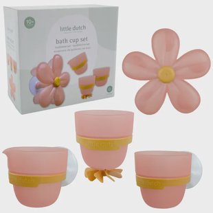 Little Dutch badwand bekers bloem