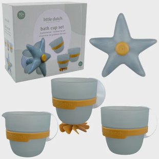 Little Dutch Badwand Bekers Zeester