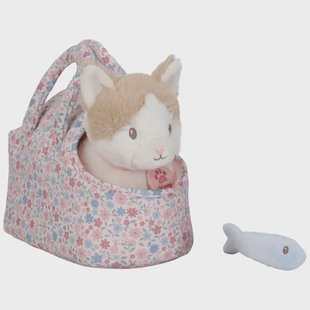 Little dutch knuffelkat marley in tas