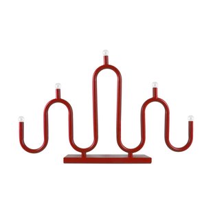 Globen Lighting Noel 5 adventskandelaar Rood