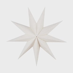 Globen Lighting Stella Bouclé 60 kerstster Wit