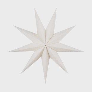 Globen Lighting Stella Bouclé 75 kerstster Wit