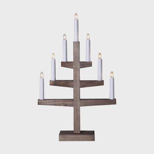 Star Trading Trapp adventslamp 54 cm Bruin