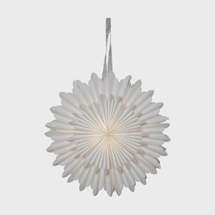 Star Trading Crystal papieren ster Ø55 cm Wit