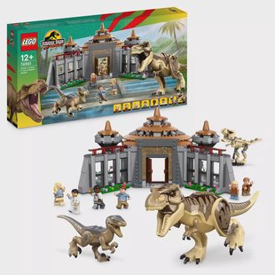 LEGO Jurassic World - Visitor Center: T. rex &amp; Raptor Attack 76961