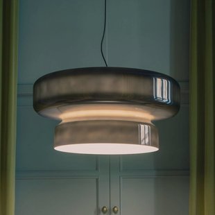 MARSET LED hanglamp Bohemia, Triac, rookgrijs