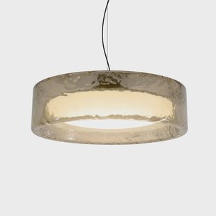 MARSET LED hanglamp Ringo, Ø 90 cm, rookgrijs, kunststof