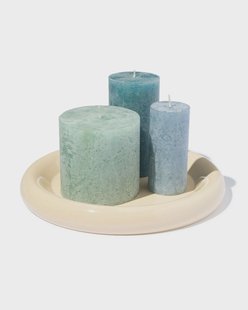 HEMA Kaarsonderzetter ⌀20cm metaal crème (creme)