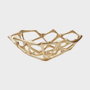 Tom Dixon Bone schaal Messing, S