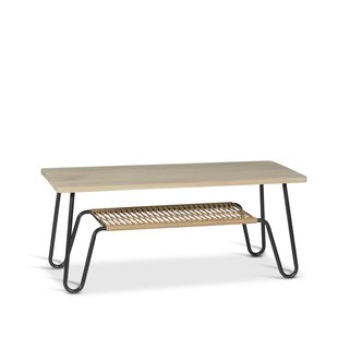 Mavis Marcel salontafel eik gezepen rustiek, 120x50