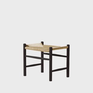 Fredericia Furniture J16 krukje Naturel-zwartgelakte eik