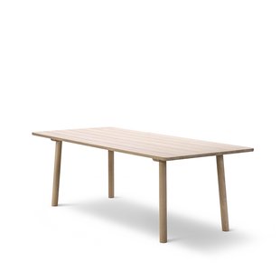 Fredericia Furniture Taro 6106 eetkamertafel Gewassen eik, 220x93,5 cm