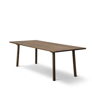 Fredericia Furniture Taro 6106 eetkamertafel Gerookte eik, 220x93,5 cm