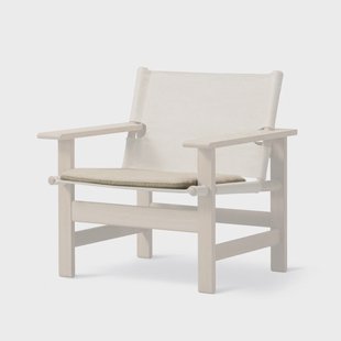 Fredericia Furniture The Canvas Chair zitting Canvas naturel