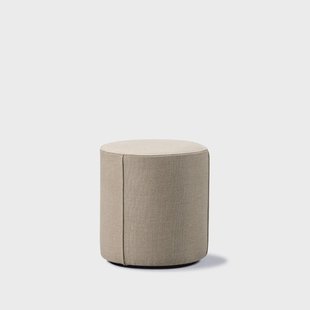 Fredericia Furniture Mono zitpoef Grand linnen beige-Ø39 cm
