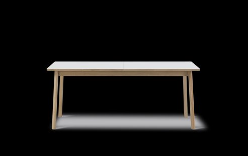 Fredericia Furniture Ana eettafel 180-280x95 cm Nanolaminaat wit-gezeepte eik