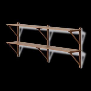 Fredericia Furniture BM29 plank 149x61 cm Walnoot lak