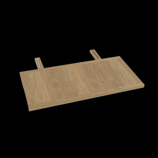 Mavis Arv eettafel verlengblad Witgepigmenteerde matte gelakte eik