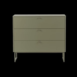 Mavis Deus ladekast 3 laatjes Olivgrijs