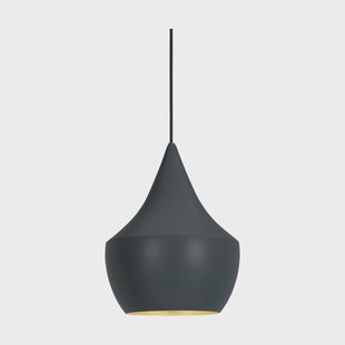 Tom Dixon Beat Fat hanglamp LED Ø30 cm Zwart
