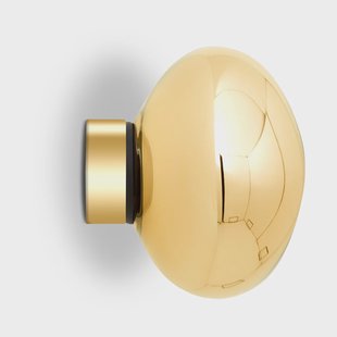 Tom Dixon Melt Surface mini wandlamp LED 30 cm Goud
