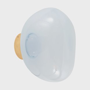 Tom Dixon Melt Surface mini wandlamp LED 30 cm Opal-gold