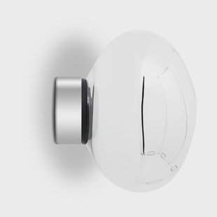 Tom Dixon Melt Surface mini wandlamp LED 30 cm Zilverkleurig