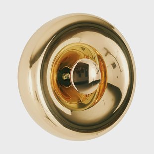 Tom Dixon Void Surface wandlamp LED Ø30 cm Messing