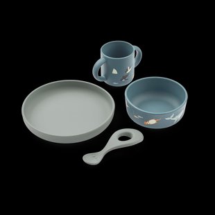 Liewood Vivi printed serviesset 4-delig Arctic Sea-Ocean view