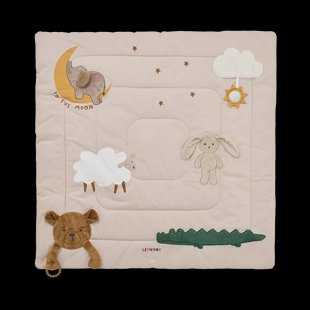 Liewood Bernet activiteiten deken 95x95 cm Sandy multi mix