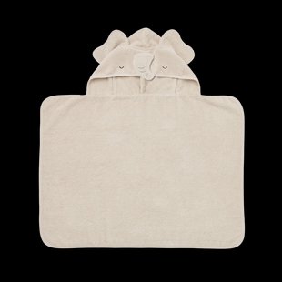 Liewood Vilas Elephant handdoek met capuchon baby Sandy