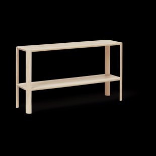 Form & Refine Leaf plankrek 2 planken 57x100 cm Wit eiken