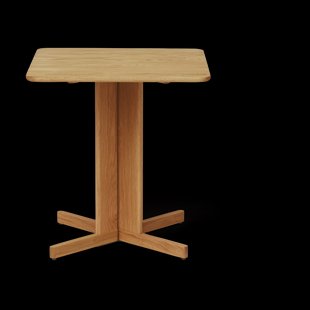 Form & Refine Trefoil eettafel 68x68 cm Eikenhout